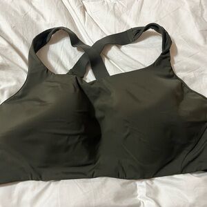 Lululemon Dark Green Sports Bra size 42DDD